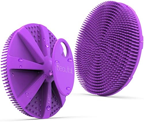 Silicone Body Scrubber, BEAUTAIL Gentle Exfoliating Shower Brush by BEAUTAIL
