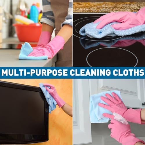 TEAWOO Microfiber Cleaning Cloths, 15 Pack, Cleaning Rags - Image 4
