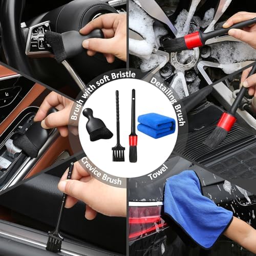 Qydipclin 10pcs Windshield Cleaning Tool Car Interior Window Cleaner Kit - Image 3