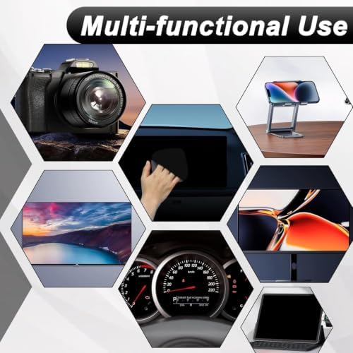 BFXM 2PCS Car Screen Cleaner, 4.1''×4.1'' Black Microfiber Dashboard Wipes - Image 7