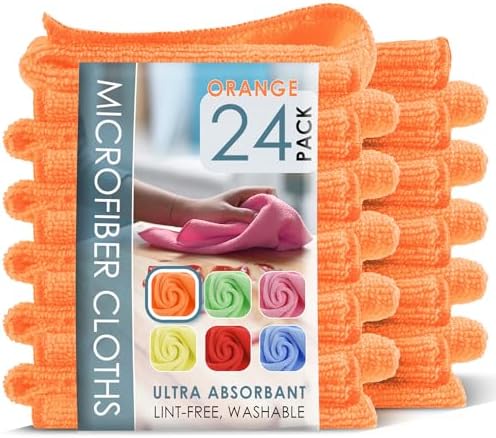 Hearth & Harbor Microfiber Cleaning Cloth, Microfiber Towels by HearthHarbor