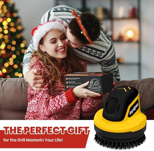 Electric Grill Brush for Outdoor Grill- 4 Replaceable Heads, 3000mAh IPX7 - Image 7