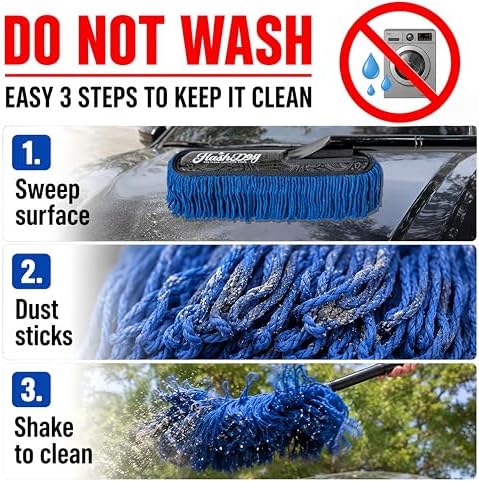 Flash Dog Wax-Treated Cotton Car Duster - Image 6