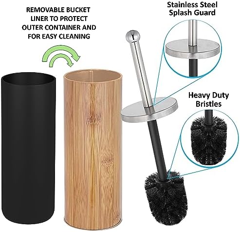 Rustic Design Deep & Sturdy Toilet Bowl Brush - Image 3