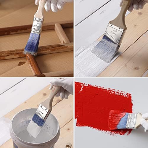 Bates- Paint Brushes, 12 Pack, Treated Wood Handle, Paint Brushes - Image 6