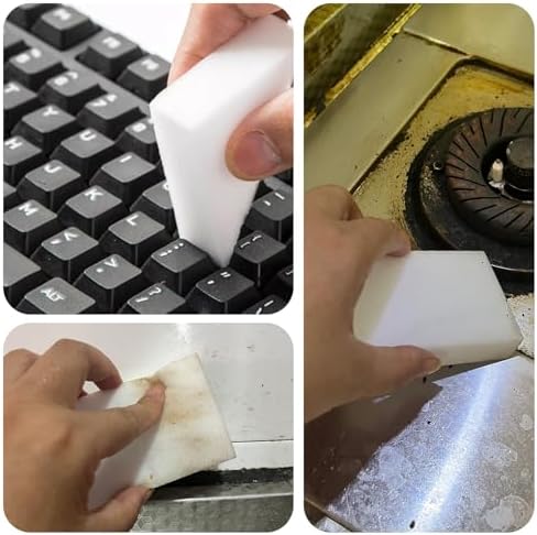 Versatile 100-Pack Magic Sponges Cleaning Erasers, Long-Lasting Melamine Sponge - Image 5