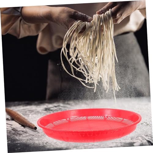 Ciieeo 2pcs Plastic Screen Mesh Dustpan Drying Dustpan Grains Plastic Sieve - Image 3
