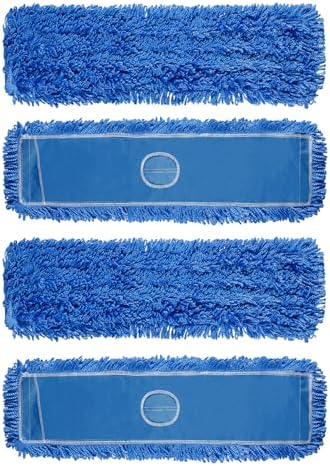 DR DAPPER 24 Inch Microfiber Dust Mop Head Medium Washable Commercial 4 PCS by DRDAPPER