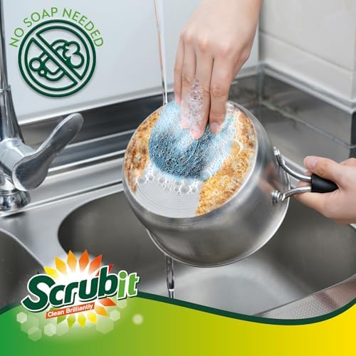 SCRUBIT 20 PK Steel Wool Soap Pads - Image 5