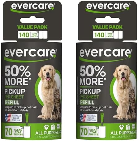 Evercare Pet 70 Layer Lint Refill 2 Pack by Evercare