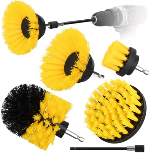 5pcs Drill Brush Attachment Set, by Unknown