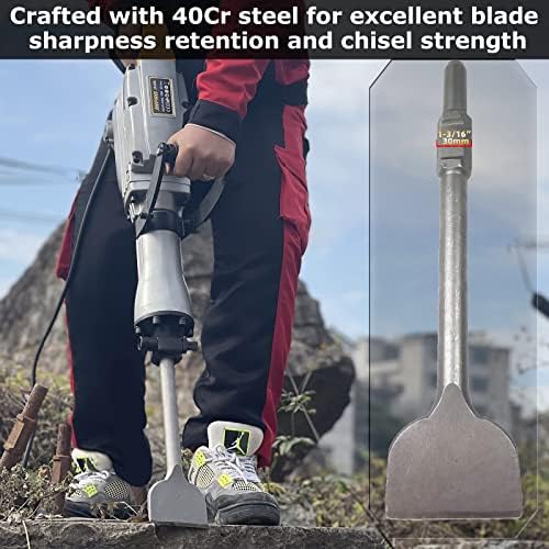 JACKCHEN 4 Inch Wide Tile & Removing Tile and Stone Chisel - Image 3