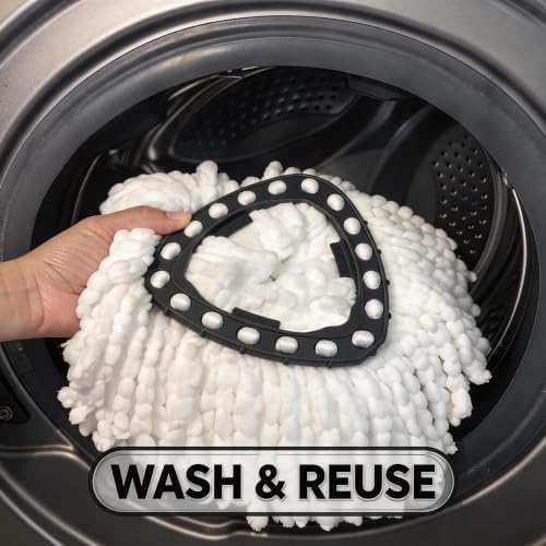 Spin Mop Replacement Microfiber Head Refill - Image 5