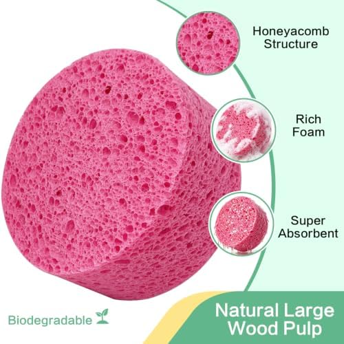 3-Pack Large Sponge, Kitchen Sponges, Handy Sponges, Cellulose Sponges - Image 3
