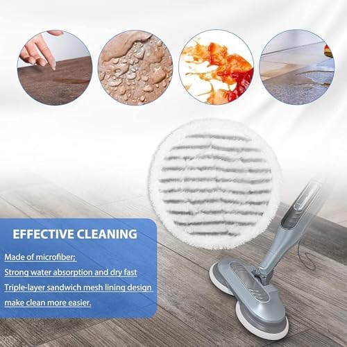 12 Pack Steam Mop Replacement Pads Fit - Image 4