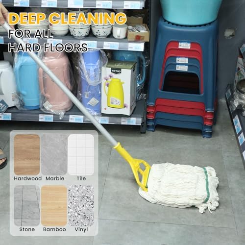 Commercial Looped-End String Wet Mop - Image 5