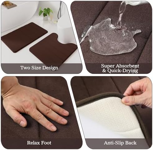Brown Bathroom Accessories Set - Image 6