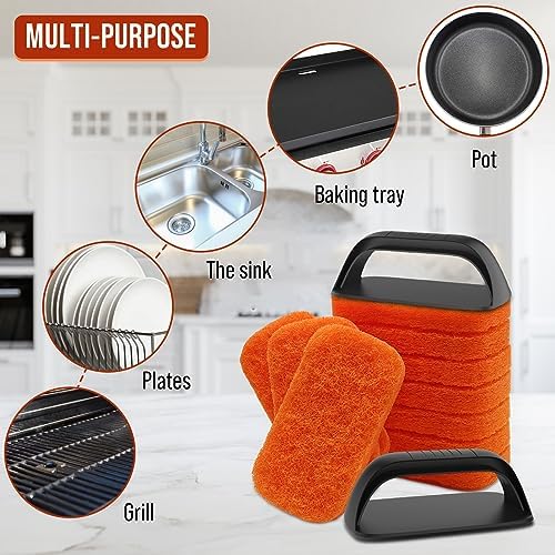 Griddle Cleaning Kit for Blackstone, Non-Scratch Scouring Pads for Kitchen - Image 4