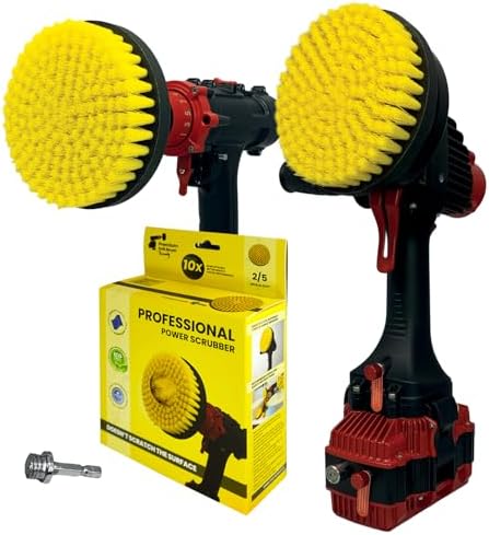 Premium Drill Brush Professional– 2in1 by Kornelypowerscrubbers