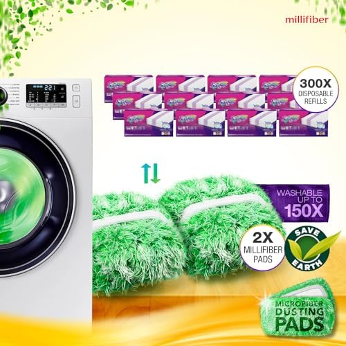 Millifiber Reusable Floor Duster Mop Refills - Image 4