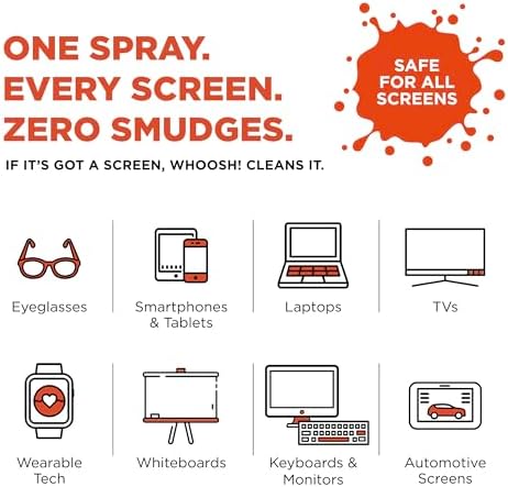 WHOOSH! Screen Shine Go – Refillable Screen Cleaner Kit, 1 fl oz - Image 3