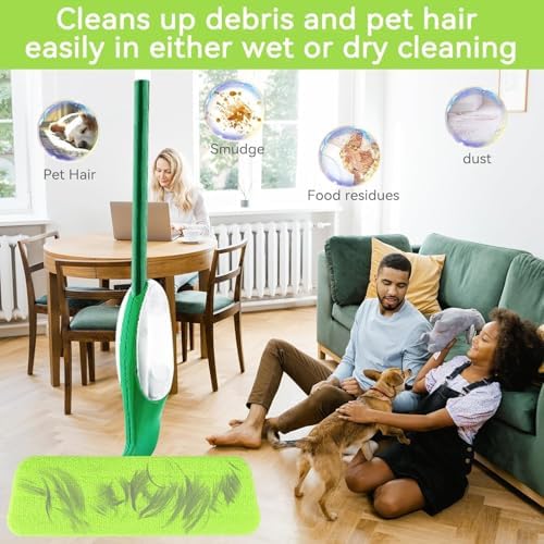 16.5 inch Microfiber Mop Pads for Rubbermaid Reveal Spray Mop and Any 16.5" - Image 7