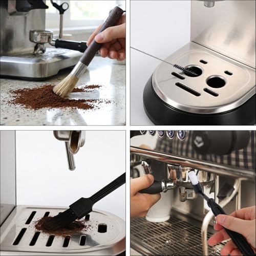 15pcs Coffee Grinder Cleaning Brush Set, Espresso Machine Cleaning Brush Kit - Image 3