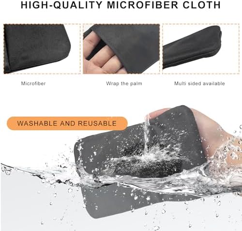 2 PCS Car Screen Cleaner, Square Microfiber Cloth Non-Scratch Auto Touchscreen - Image 3