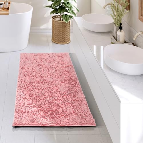 Hearth & Harbor Bathroom Rugs, Chenille Bath Mat - Image 2