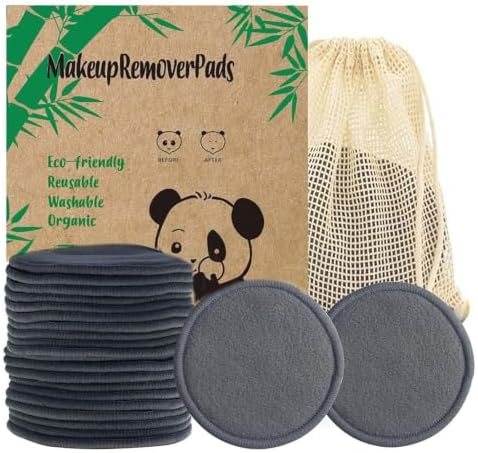 20 Pcs Reusable Makeup Remover Pads by Sopurrrdy