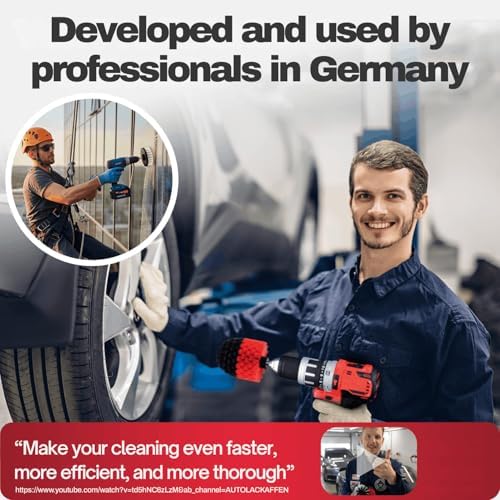 Drill Brush Attachments for Cleaning Car, Household & More - Image 2