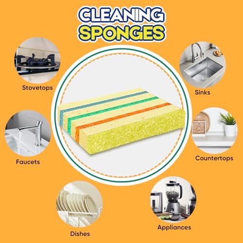 LAUNDRYLUX 12 Pack Scrub Sponge - Image 7