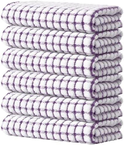 Kitinjoy Cotton 6 Pack Terry Kitchen Towels by Kitinjoy
