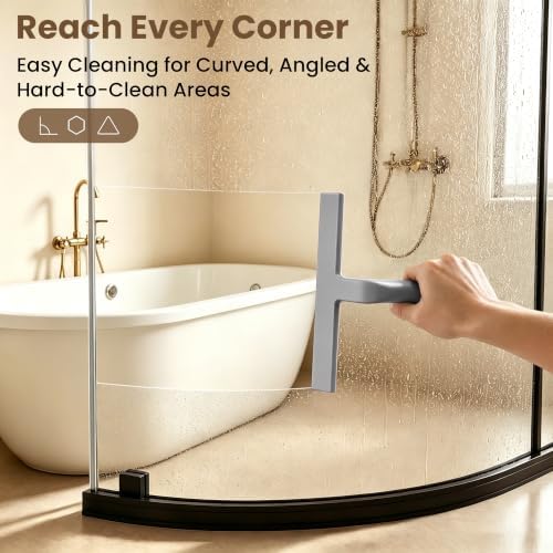 10 Inch Silicone Shower Squeegee - Image 6