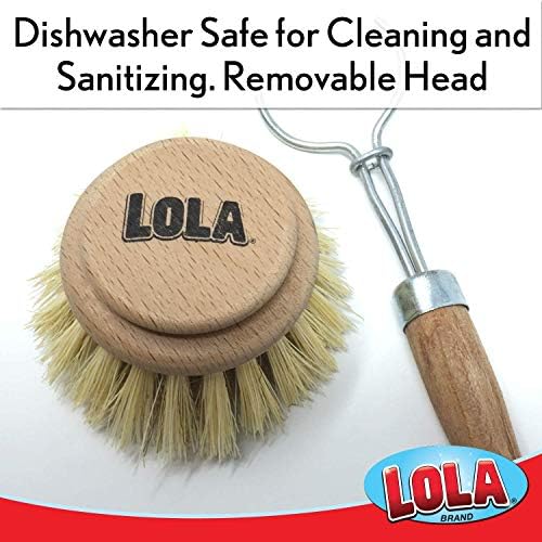 LOLA Replacement Large Head for The Original Tampico Vegetable & Dish Brush - Image 6