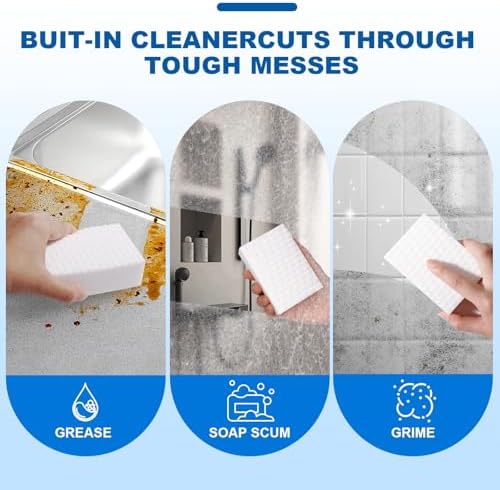 Extra-Thick Melamine Sponge Erasers, 3.94 x 2.76 x 1.18 in - Image 5