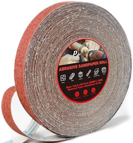 Emery Cloth Roll 40 Grit 1" x 98' by Pukamam