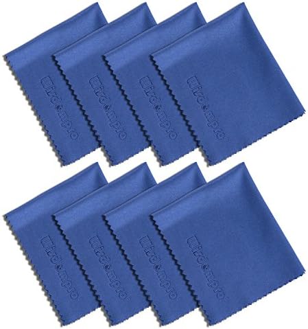 Wisdompro 8-Pack 6x7 Inches Soft Microfiber Cleaning Cloth by Wisdompro