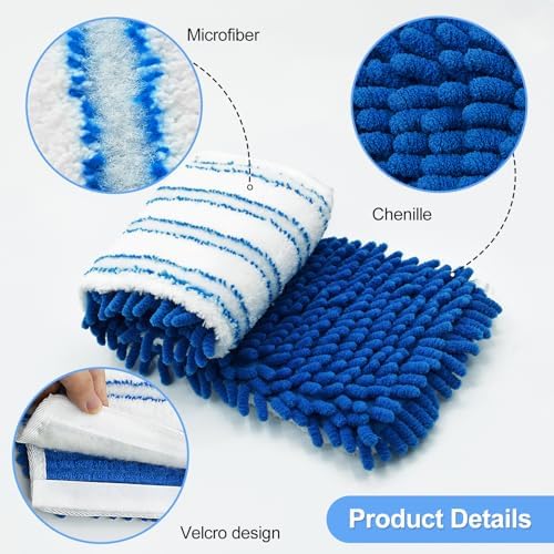 4 Pack Mop Heads Replacements Compatible - Image 3