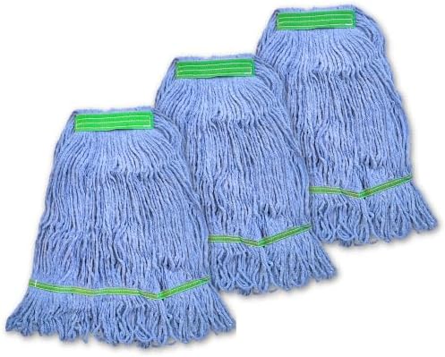 Super Clean Planet Heavy Duty Mop Head Refill – Industrial Blue Cotton by Unknown