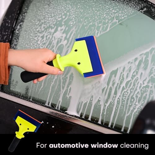 NEWISHTOOL Window Tint Tools 2 Pack Rubber Squeegee - Image 5
