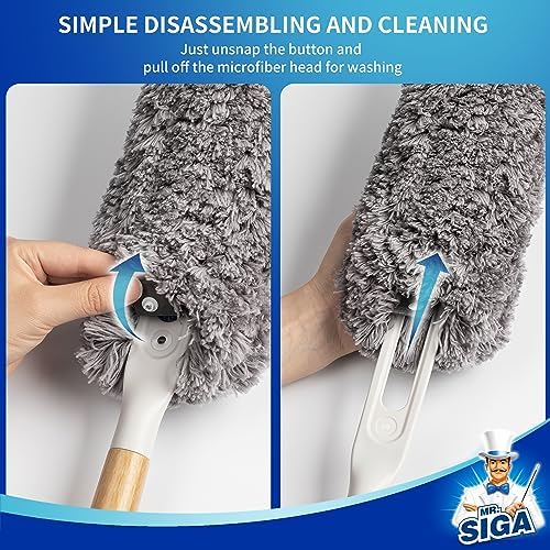 MR.SIGA Lint Free Microfiber Duster, Washable Duster - Image 6