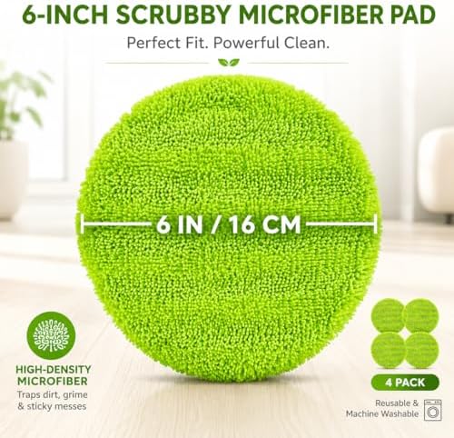 6.5 Inch Electric Spin Mop Replacement Pads Compatible - Image 4