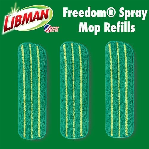 Libman Freedom Spray Mop Refill Heads, Microfiber, 3 Pack - Image 2