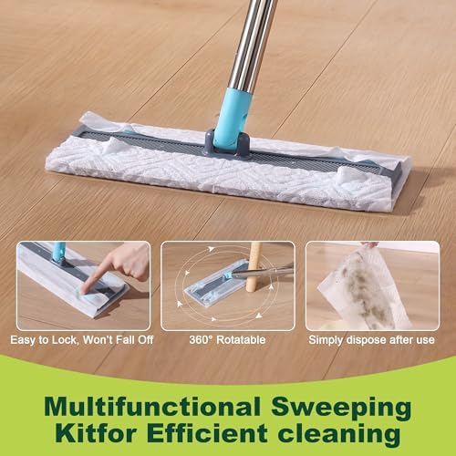 JOYMOOP Hands Free Multi Purpose Flat Mop, Dust Mop - Image 6