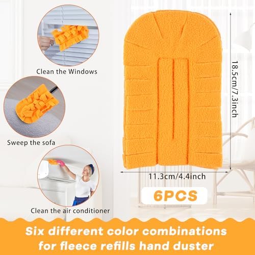 6 Pcs Reusable Duster Refills Washable Pads - Image 2