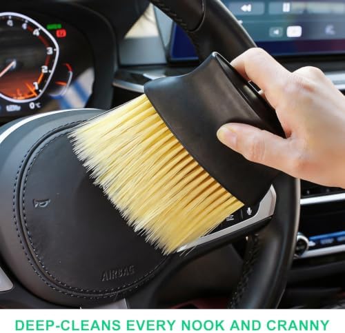 Car Interior Dust Brush, Scratch-Free Auto Detailing Brush - Image 4