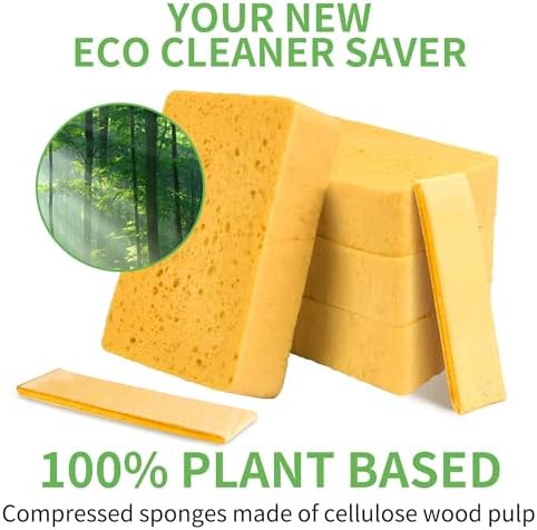 4 Pack Compostable Thicker Pop-Up Sponges - Image 5