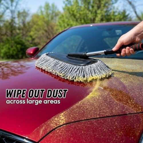 Microfiber Car Duster Scratch-Free, Car Dust Brush - Image 2