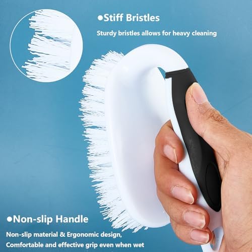 Scrub Brush Set, 4 Pack Deep Cleaning Brush Kit - Image 5
